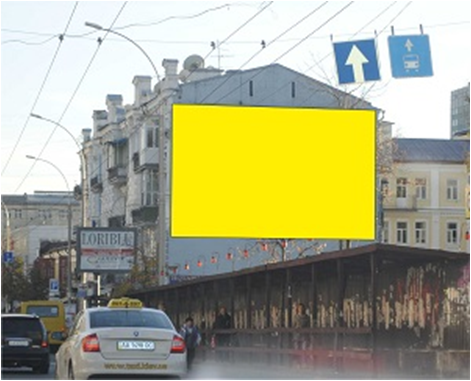 Реклама на фасадах/Брандмауэр, Киев, ул. Горького, 48 А