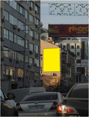 Реклама на фасадах/Брандмауэр, Киев, ул. Красноармейская, 74