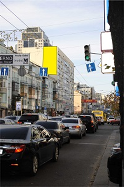 Реклама на фасадах/Брандмауэр, Киев, ул. Красноармейская, 82