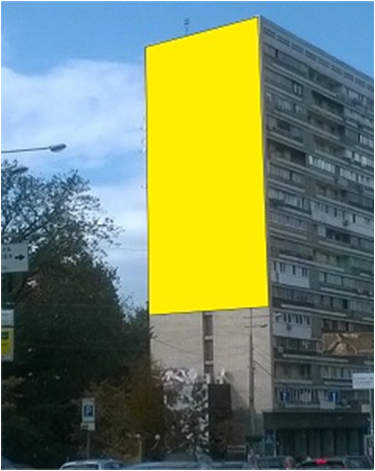 Реклама на фасадах/Брандмауэр, Киев, ул. Красноармейская\Федорова ОК Бар