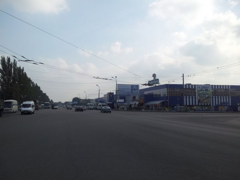 Беклайт, Днепр, Запорожское шоссе - ул. Паникахи, беклайт 4х8