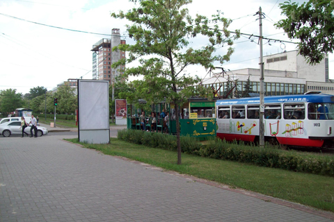 Пилон, Днепр, пр.Карла Маркса - ул. Серова, Эль Патио, Бонжур, Оперный театр