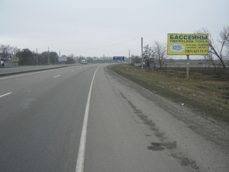 Билборд/Щит, Трассы, трасса М-04, Донецкое шосе, тр.р-ка на Чумаки, 219+750, въезд в город