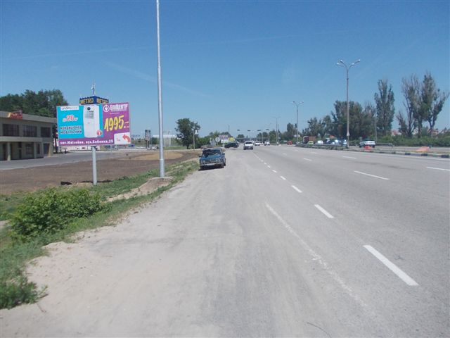 Билборд/Щит, Трассы, трасса Т-04, пр.Газеты Правда, выезд из города, поворот на "Метро", 0+800