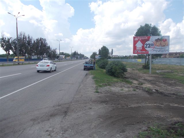 Билборд/Щит, Трассы, трасса Т-04, въезд в город на пр.Газеты Правда, ж/м "Золотые Ключи", 1+600