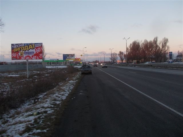 Билборд/Щит, Трассы, трасса Т-04, пр.Газеты Правда, выезд из города, ж/м "Золотые Ключи",1+600