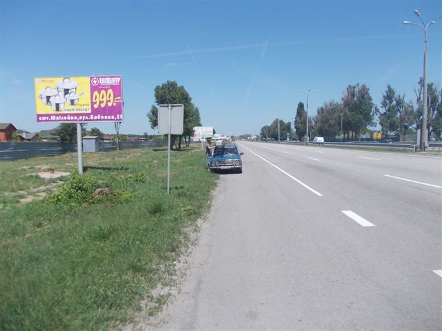 Билборд/Щит, Трассы, трасса Т-04, пр.Газеты Правда, выезд из города, ж/м "Золотые Ключи", 1+750