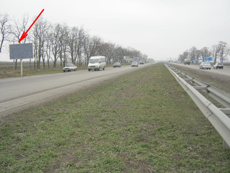 Билборд/Щит, Трассы, трасса, за г.Подгороднее, выезд из города, км 226+750, в сторону Новомосковска