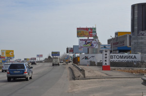 Билборд/Щит, Киев, вул. Велика Кільцева, перед ТЦ «Мастерок»