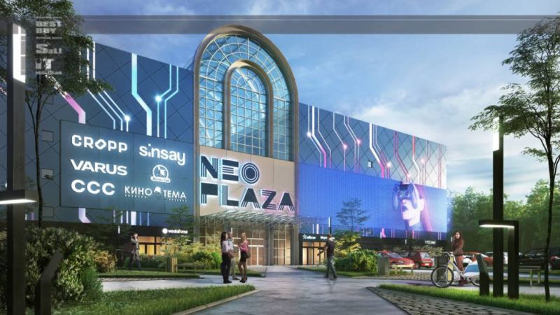 Led экран/Видеоборд, Днепр, ТЦ NEO Plaza, вул. М. Кюрі,5