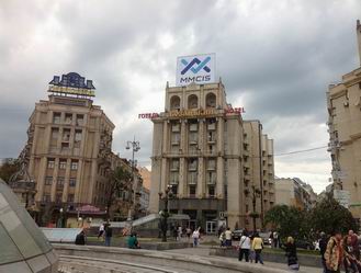 Крышная конструкция, Киев, ул.Михайловская, 1/3