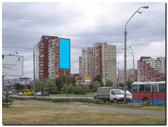 Реклама на фасадах/Брандмауэр, Киев, Ул. Закревского, 1/2