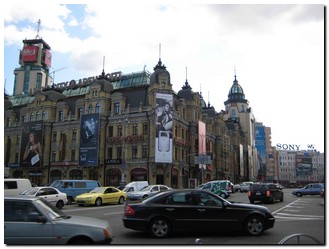 Реклама на фасадах/Брандмауэр, Киев, Ул. Красноармейская/Басcейная 1-3/2 лит. "А"