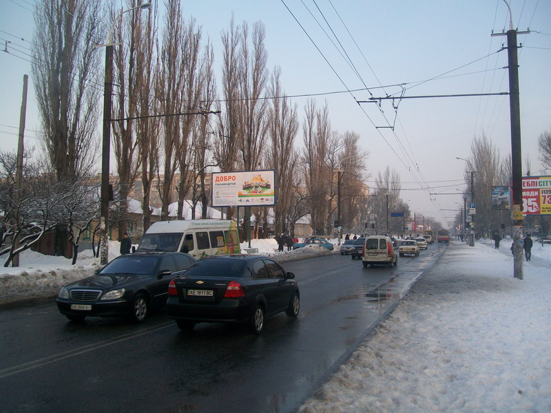 Билборд/Щит, Днепр, Ул. Калиновая, 48, На Светофоре