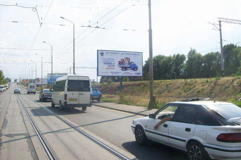 Билборд/Щит, Днепр, Въезд На Амурский Мост С Пр. Воронцова