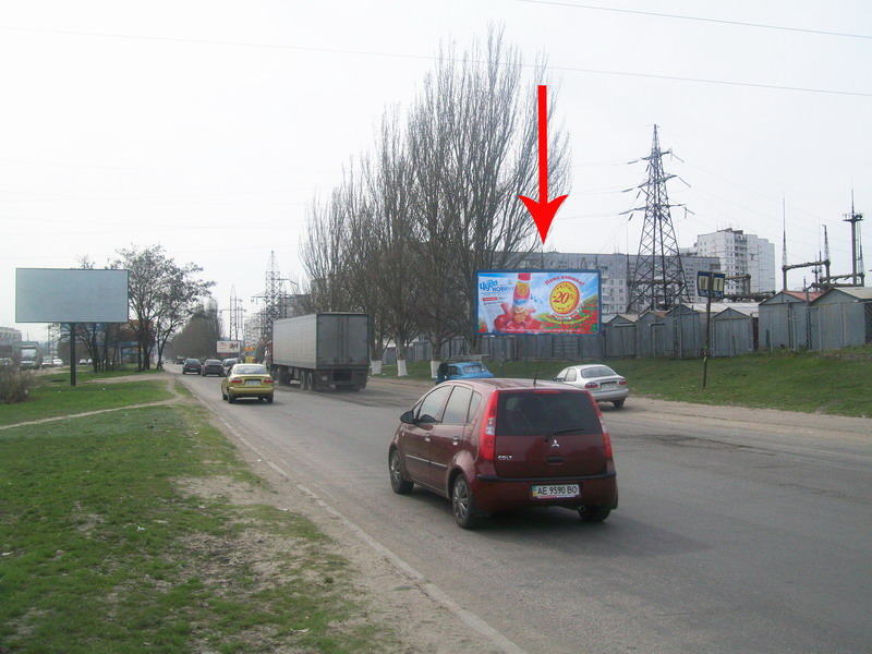 Билборд/Щит, Днепр, Донецьке Шосе - Вул.нижньодніпровська, Трц Караван, Березинський Ринок