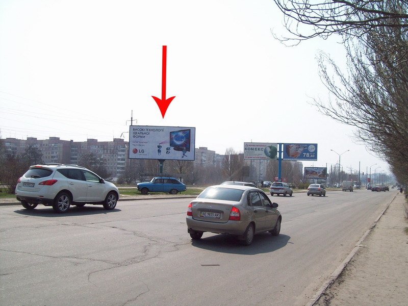 Билборд/Щит, Днепр, Донецкое Шоссе 123, На Разделителе, За Перекрёстком С Ул. Березинской(направление В Центр), Трк Караван