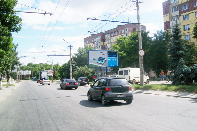 Билборд/Щит, Днепр, Вул. Марії Лисиченко, Буд.9 Азс Okko