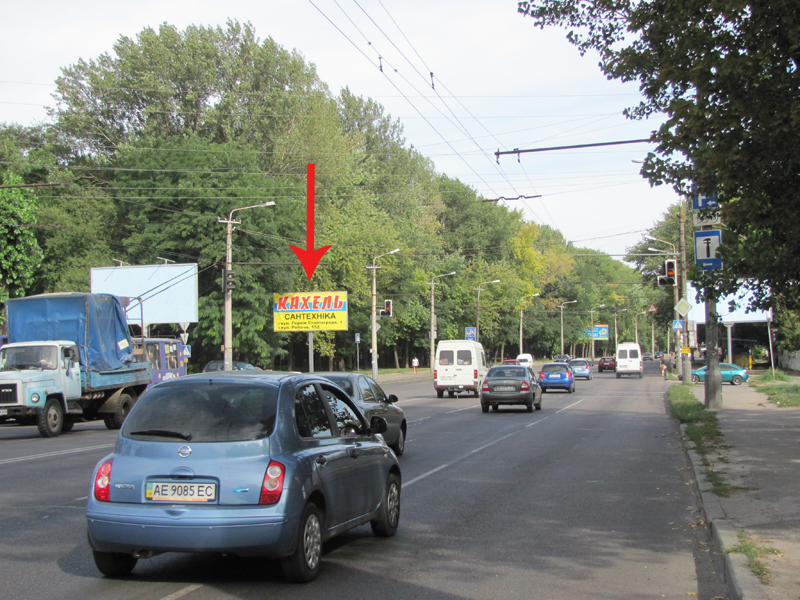 Билборд/Щит, Днепр, Запорізьке Шосе- Вул. Генерала Пушкіна, Напрямок Від Трц Дафі