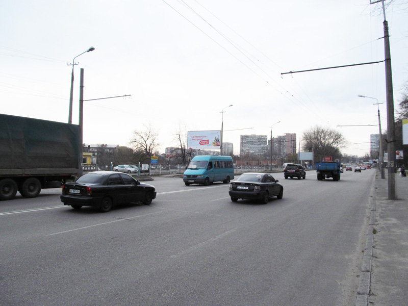 Билборд/Щит, Днепр, Запорізьке Шосе, Між Розвилкою Та Підстанцією, Біля Автостоянки, Напрямок До Трц Дафі