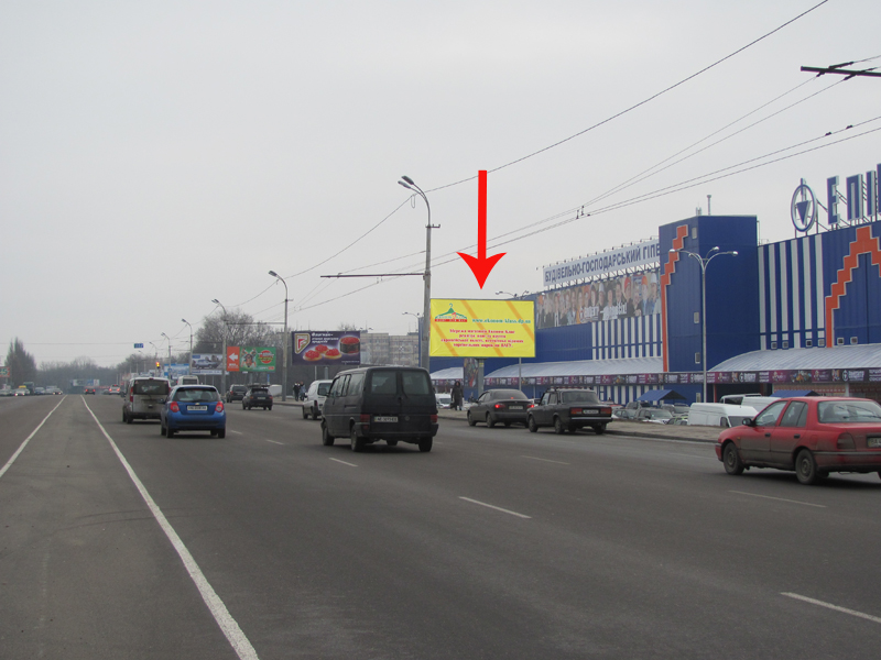 Билборд/Щит, Днепр, Запорожское Шоссе, Напротив 'метро', Автосалон 'пежо', По Направл. К Новой Линии. СМЕНА СЮЖЕТА 1200 ГРН.