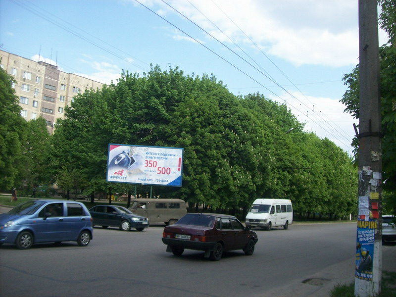 Билборд/Щит, Днепр, Ул. Паникахи, 28. К/т 'сич', Супермаркет 'мажор', Напротив Рынка