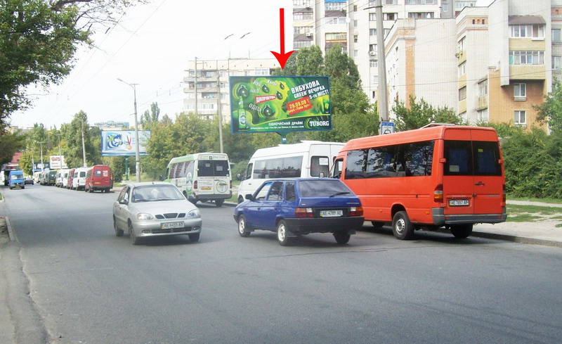 Билборд/Щит, Днепр, Ул. Паникахи 30, Ж/м Тополь - 3, Возле Остановки, Азс