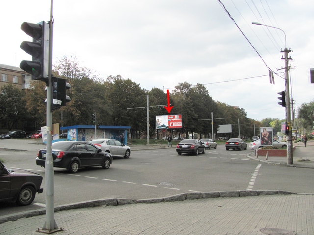 Билборд/Щит, Днепр, Вул. Святослава Хороброго, 38б, Перехрестя З Вул. Воскресеньською. Зупинка.
