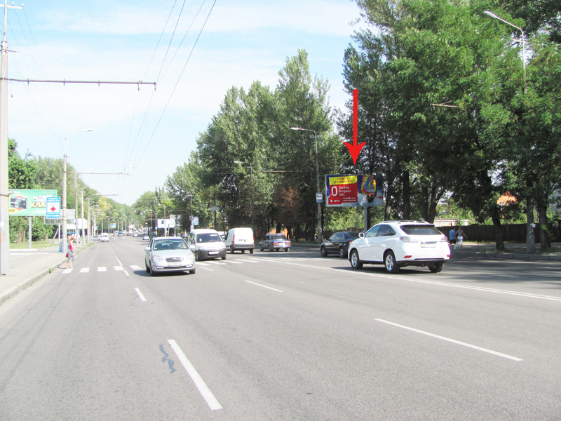 Билборд/Щит, Днепр, Запорізьке Шосе - Вул. Ярославська, Трц Дафі