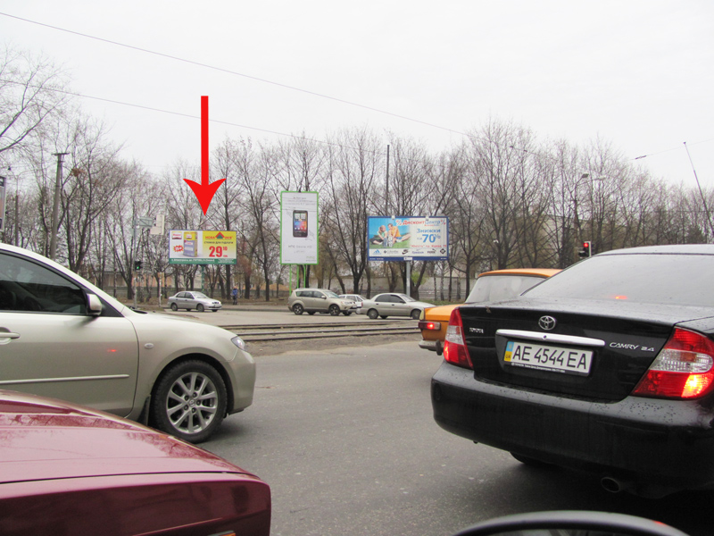 Билборд/Щит, Днепр, Пр. Пилипа Орлика - Пр. Б. Хмельницького (на Світлофорі)