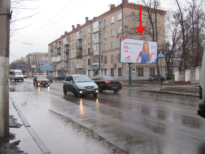 Билборд/Щит, Днепр, Вул. Титова, 6, В Районі Перехрестя З Пр.о. Поля