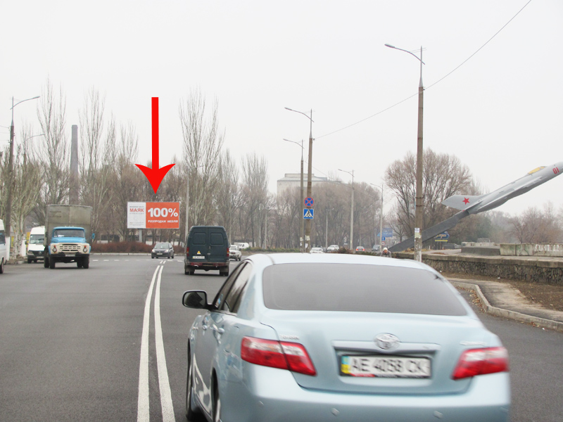 Билборд/Щит, Днепр, Ж/м 'солнечный', Развилка