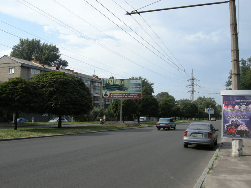 Билборд/Щит, Днепр, Пр. Кирова, 109, Салон Лвс, Автодорожн. Техникум, Направл. В Центр