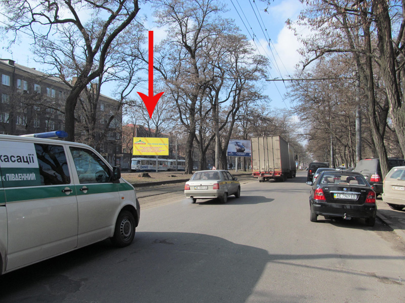 Билборд/Щит, Днепр, Пр. Пушкіна, Перехрестя З Пр. О. Поля