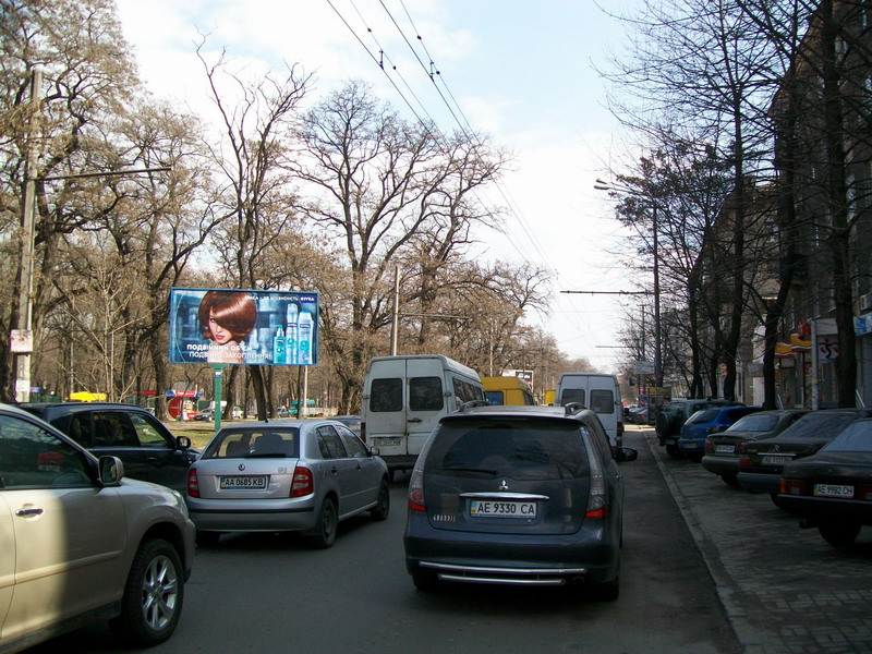 Билборд/Щит, Днепр, Пр. Пушкіна, Перехрестя З Пр. О. Поля