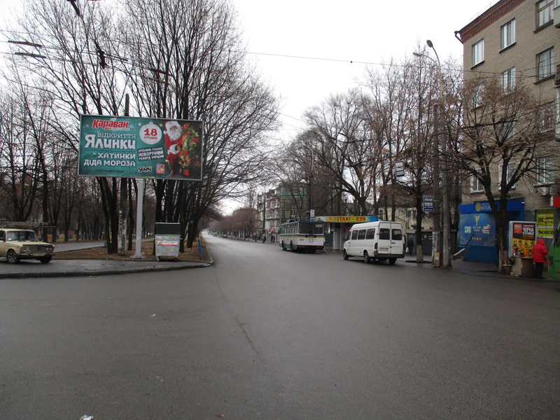Билборд/Щит, Днепр, Перекресток Пр. Кирова И Ул. Титова Направление В Центр