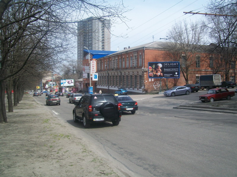 Билборд/Щит, Днепр, Пр. Кирова 43 Напротив Тц 'маленький Париж', По Направл. К Обл. Налоговой, В Центр