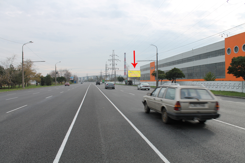 Билборд/Щит, Днепр, Вул. Набережна Заводська Біля Цеху З-ду ім. Петровського, У Центр