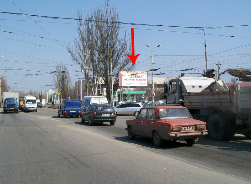 Билборд/Щит, Днепр, Ул. Титова, Перекрёсток С Ул. Большевистской (на Светофоре), Супермаркет Varus, Трц 'appolo', Тц Пивденный