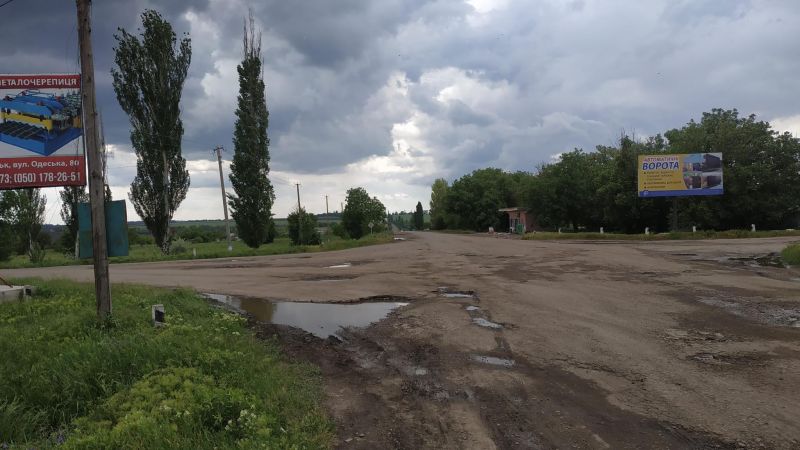 Билборд/Щит, Трассы, Область: Николаевкая, Город: Рущина, Еланец, трасса Р55 пр. Независимости_ул. Николаевская №2