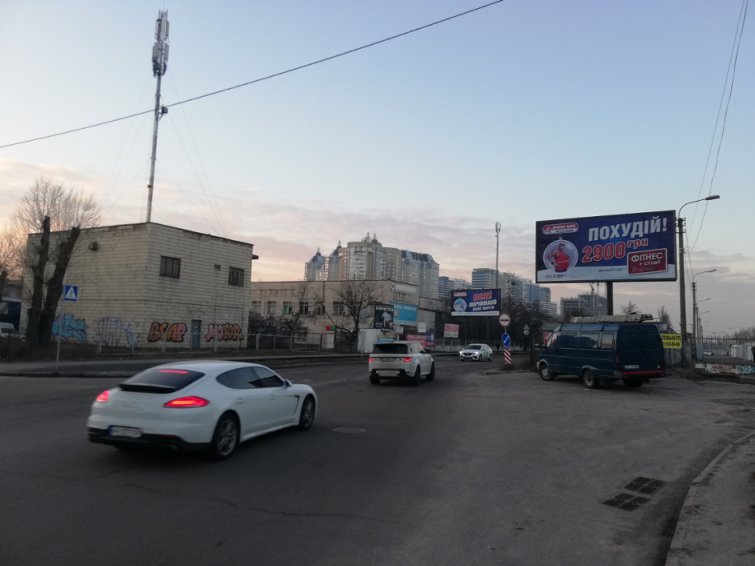 Билборд/Щит, Киев, КИЇВ, вул. Є. Сверстюка, в бік ст. метро "Лівобережна"