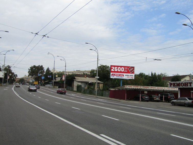 Билборд/Щит, Киев, КИЇВ, пр-т В. Лобановського / пров. Новонародний