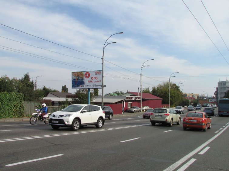 Билборд/Щит, Киев, КИЇВ, пр-т В. Лобановського / пров. Новонародний
