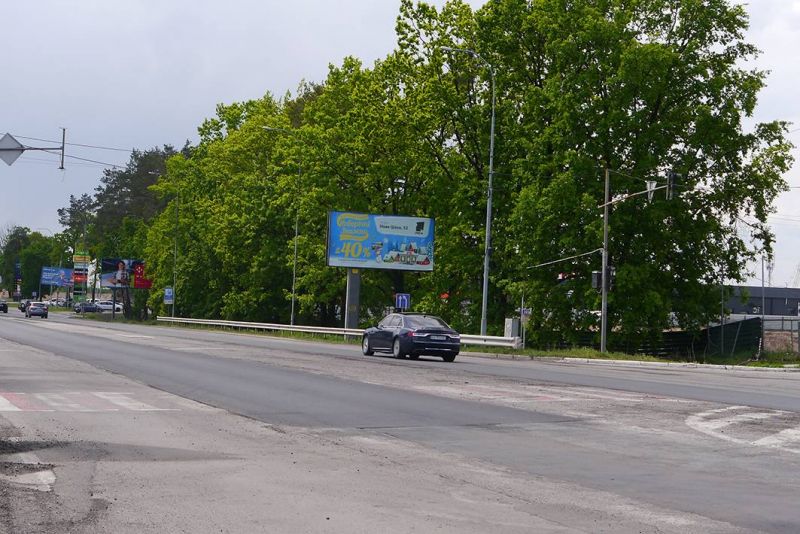 Билборд/Щит, Трассы, Київська область, Гостомельський напрямок, м. Буча, вул. Нове шосе, 48 на світлофорі біля ТЦ "Епіцентр"