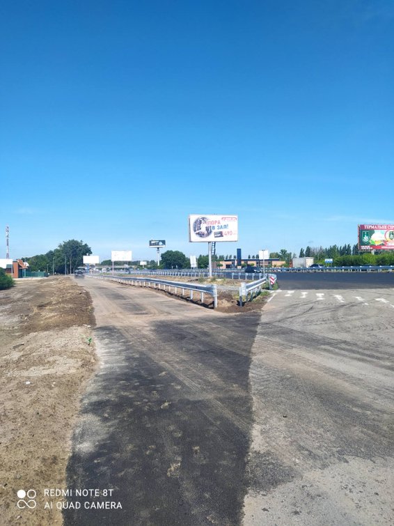 Билборд/Щит, Трассы, Київська область, Бориспільський напрямок, с. Гора, Бориспільске шосе, в'їзд в с Гора в напрямку Києва