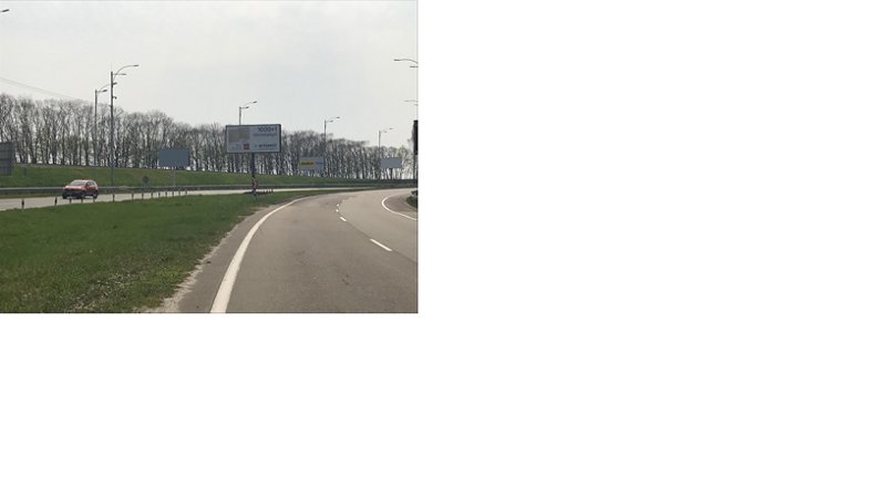 Билборд/Щит, Трассы, Київська область, Бориспільський напрямок, Бориспільска алея, 600 м до з'їзду на Бориспільське шосе, в напрямку Києва