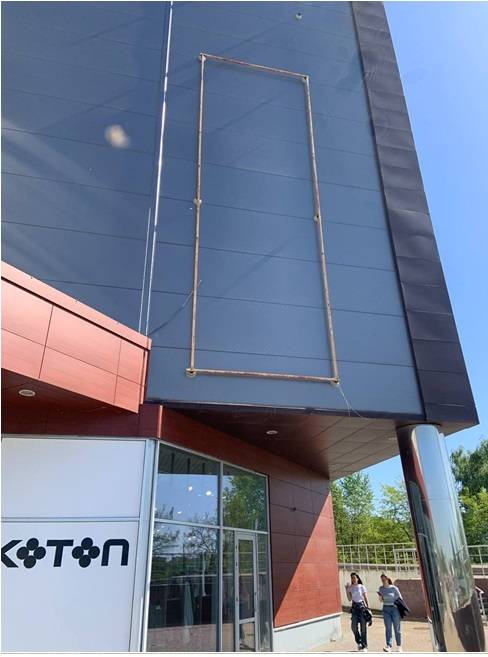 Реклама на фасадах/Брандмауэр, Киев, проспект Романа Шухевича, 2т