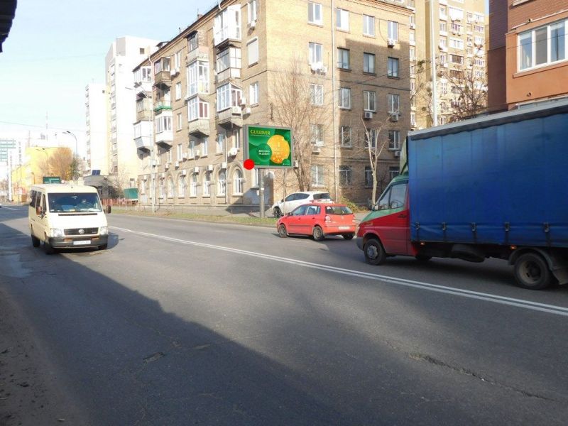 Скролл/Ситиборд, Киев, Малевича Казимира вул 47/49 ! (розміщення соц. сюжетів, площину закрито гілками)