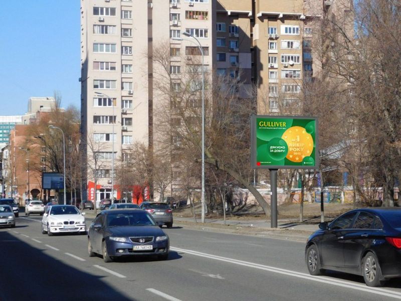 Скролл/Ситиборд, Киев, Малевича Казимира 56 навпроти