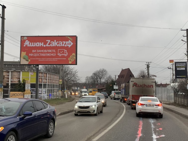 Билборд/Щит, Трассы, Київська область, вул. В. Кільцева, Софіївська Борщагівка ,вул. Соборна ,11 ст Б